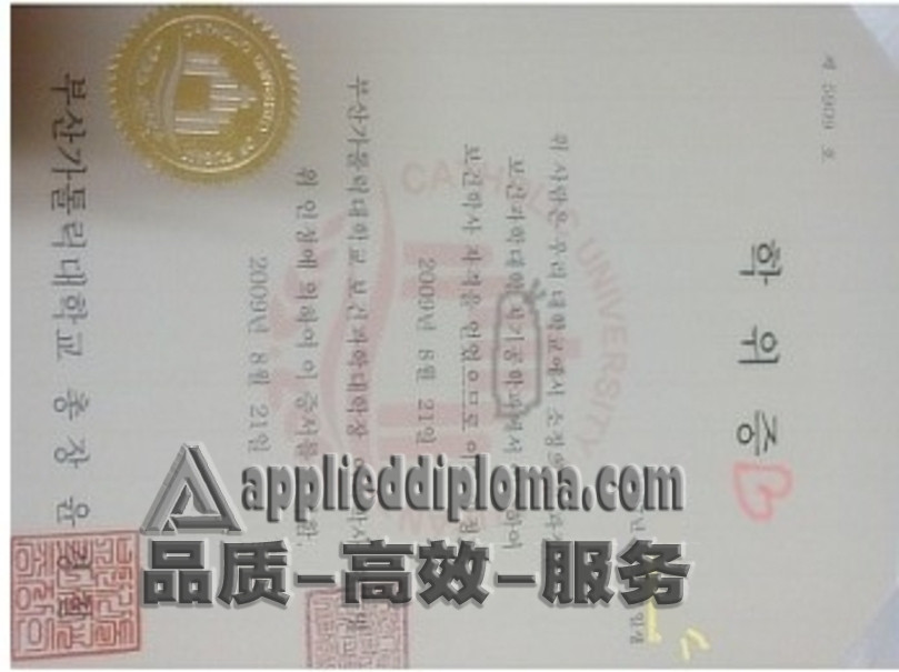 定制高质量釜山加图立大学毕业证 | 让你的毕业纪念更独特